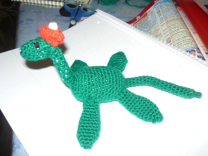 Häkelanleitung Nessie das Seeungeheuer