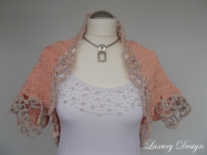 Häkelanleitug Bolero alle Größen Luxury Design No.43