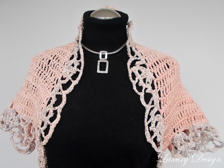 Häkelanleitug Bolero alle Größen Luxury Design No.43