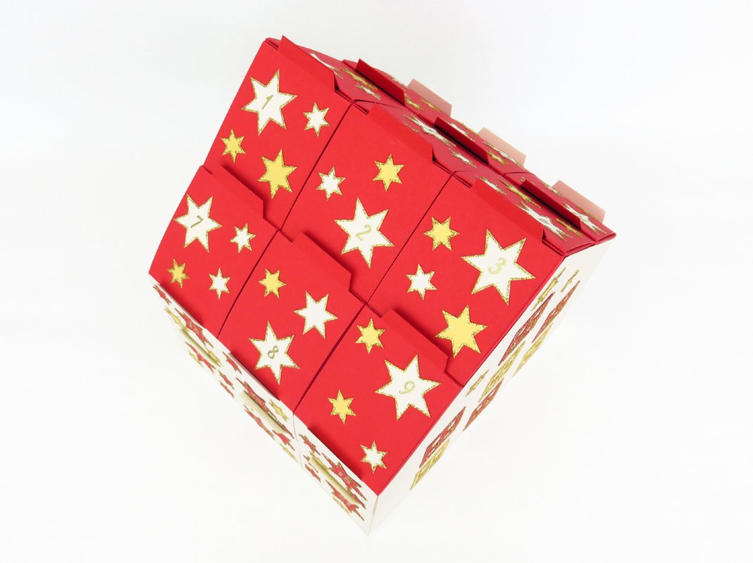 Adventskalender – Häuschen  – Bastelanleitung und Vorlagen - Bild 9