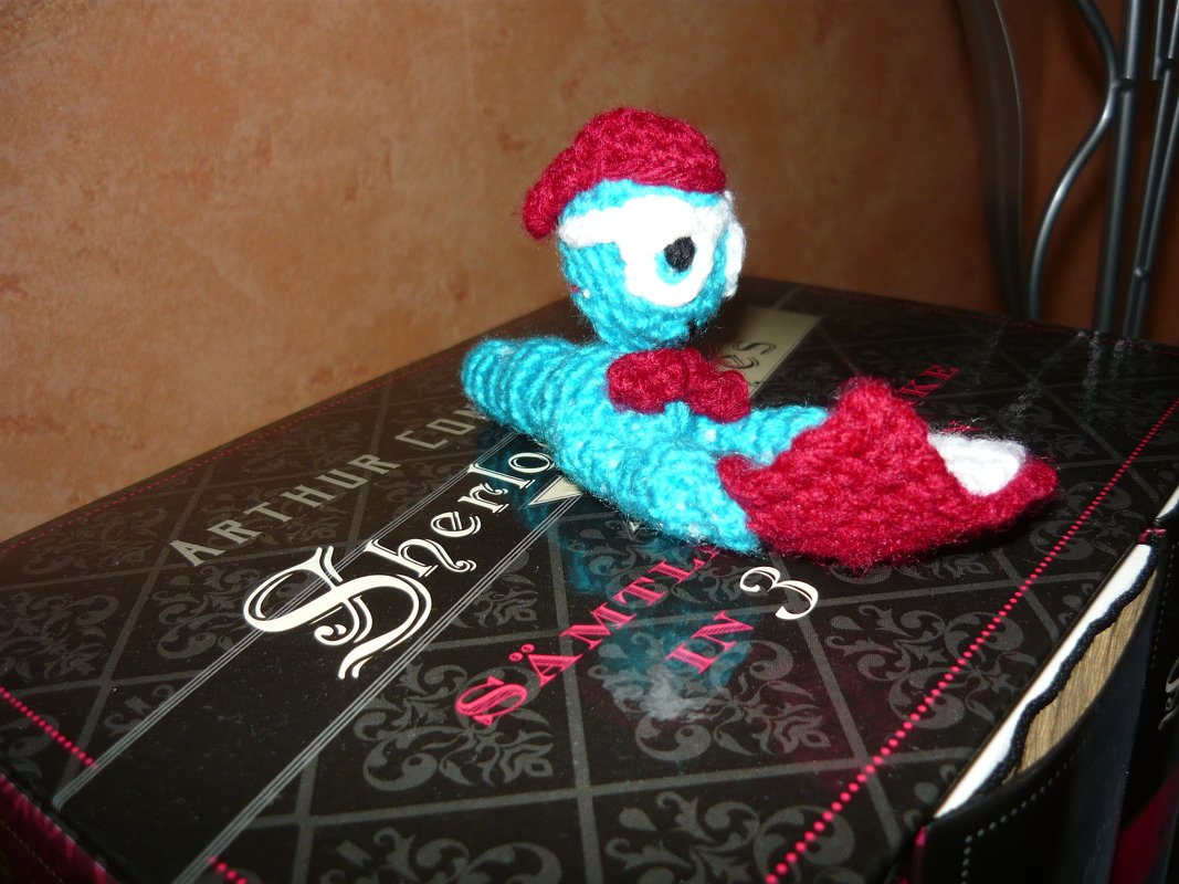 Häkelanleitung Bücherwurm - Bild 4