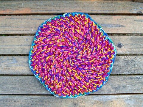 Häkelanleitung Sitzkissen, Häkelkissen | kostenlos