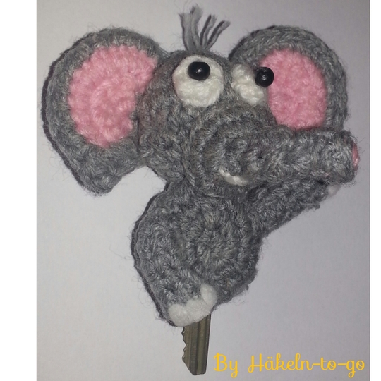 Schlüsselhülle - Elefant