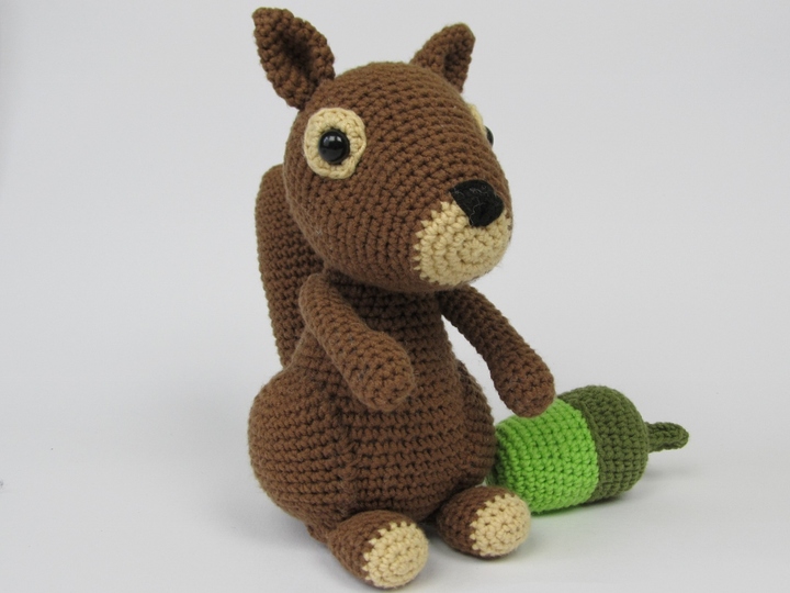 Eichhörnchen Dinky Häkelanleitung