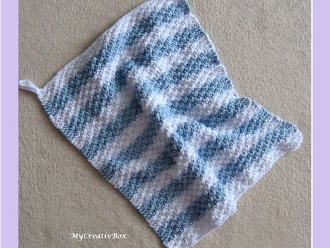 Handtuch "Möwe", gestrickt