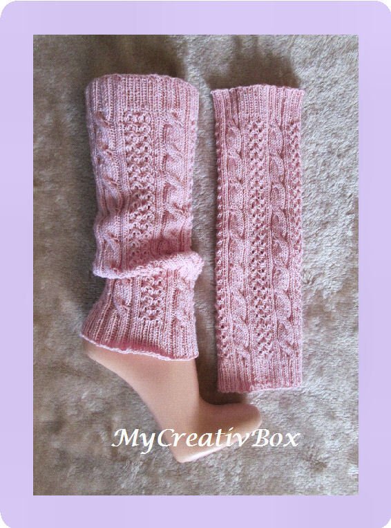 Beinstulpen "Bailys" -14J. - Erwachsene - Strickanleitung