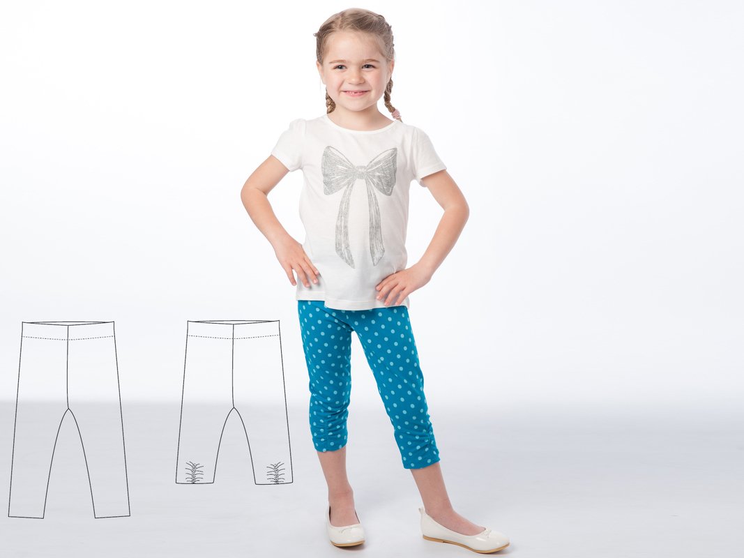 Stretch Leggings für Babys & Kleinkinder - Schnittmuster PDF BIBI
