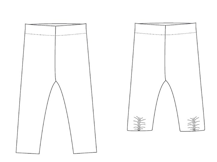 Baby Leggings BIBI – Sewing Pattern PDF 9m/12m-5y/6y