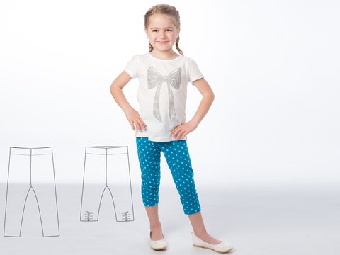 Stretch Leggings für Babys & Kleinkinder - Schnittmuster PDF BIBI