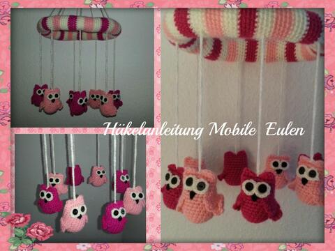 14 Häkelanleitung Mobile Eulen