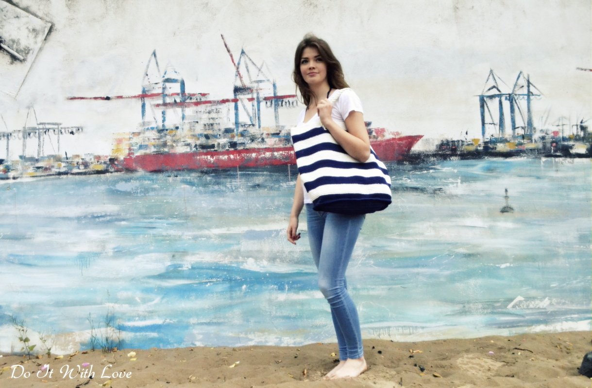 Strandtasche Nautical XL Häkelanleitung E-Book - Bild 7