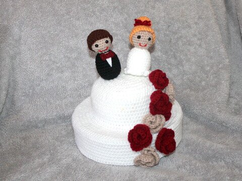 Häkelanleitung befüllbare Torte