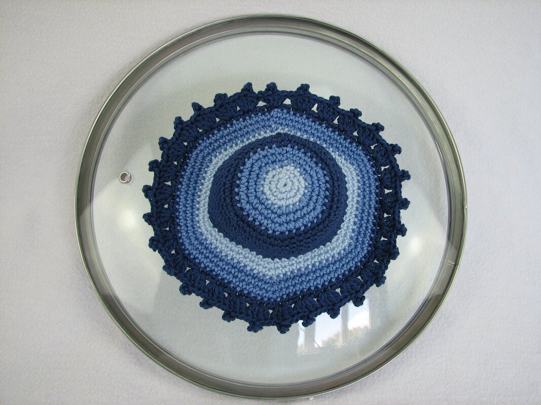 Kostenlose Häkelanleitung Deckel-Topflappen, Größe variabel - Bild 2