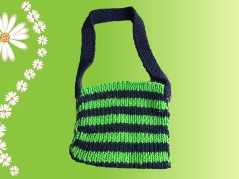 Strickanleitung kostenlos- Filztasche