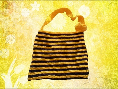 Strickanleitung Sommertasche Tasche Einkaufstasche