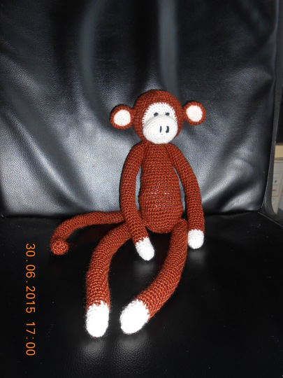 Häkelanleitung Affe Tom