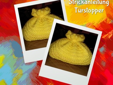 Strickanleitung Türstopper