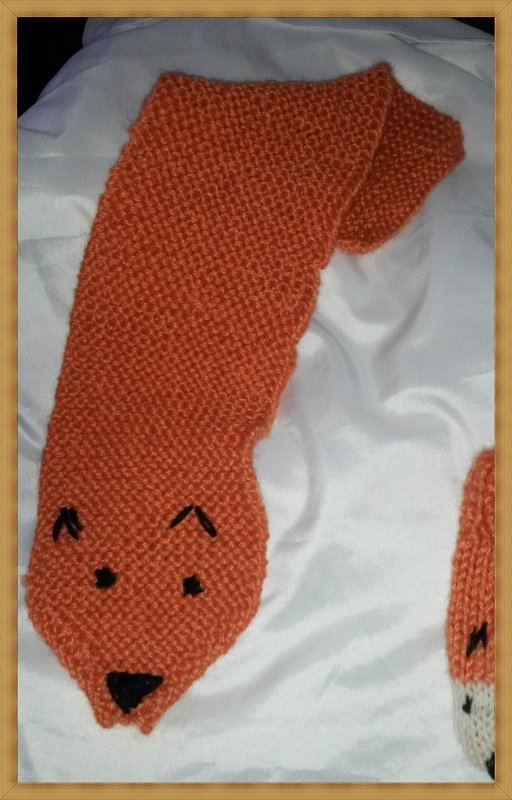 Strickanleitung Fuchs Kinderschal Strickschal - Bild 2