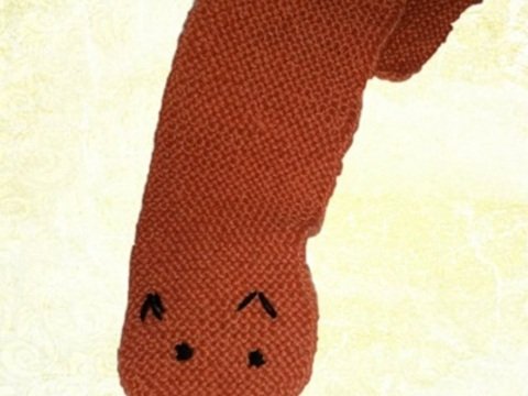 Strickanleitung Fuchs Kinderschal Strickschal