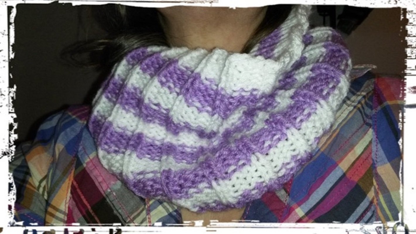 Strickanleitung Streifenloop - Bild 2