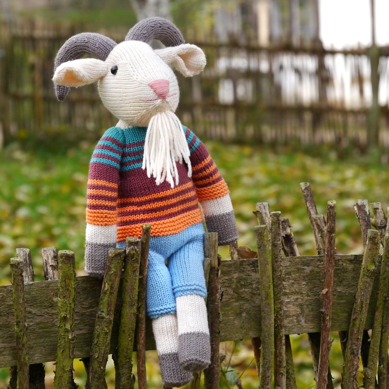 Erich the Goat knitting pattern - Image 7