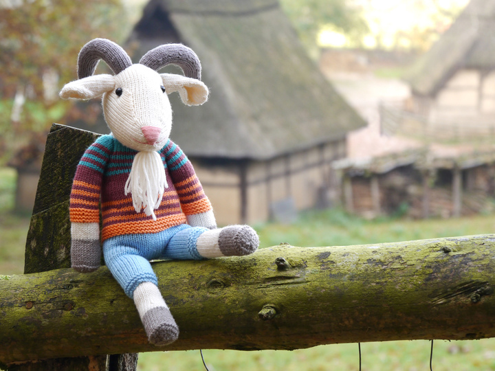 Erich der Ziegenbock Strickanleitung