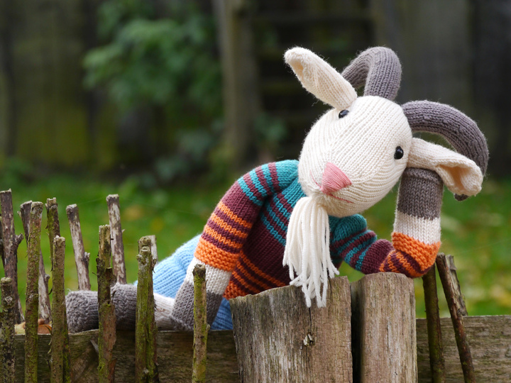 Erich der Ziegenbock Strickanleitung