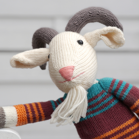 Erich der Ziegenbock Strickanleitung