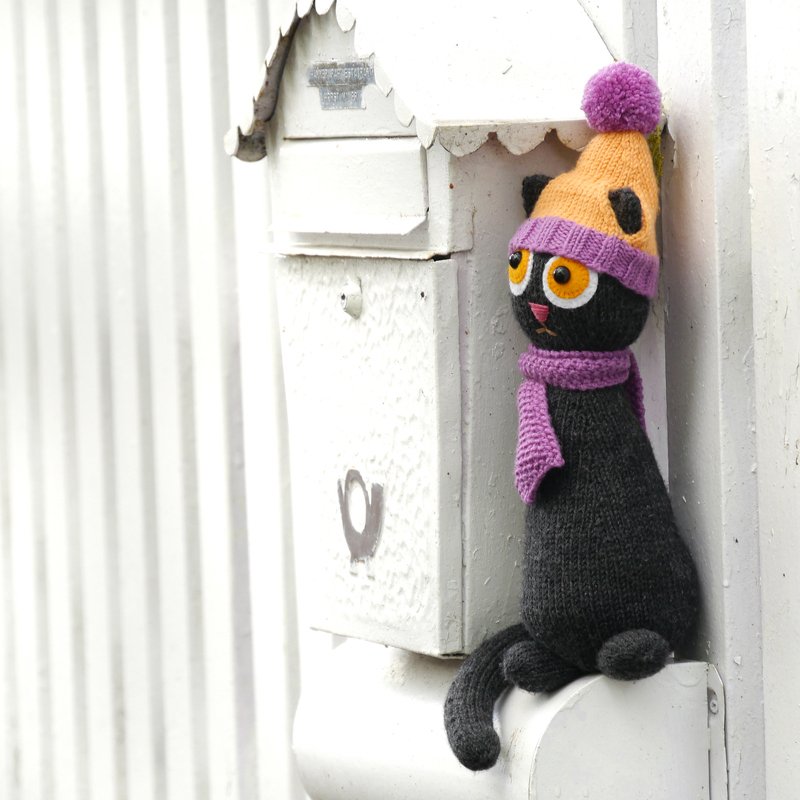 Kostenlose Strickanleitung - Steffi die Katze