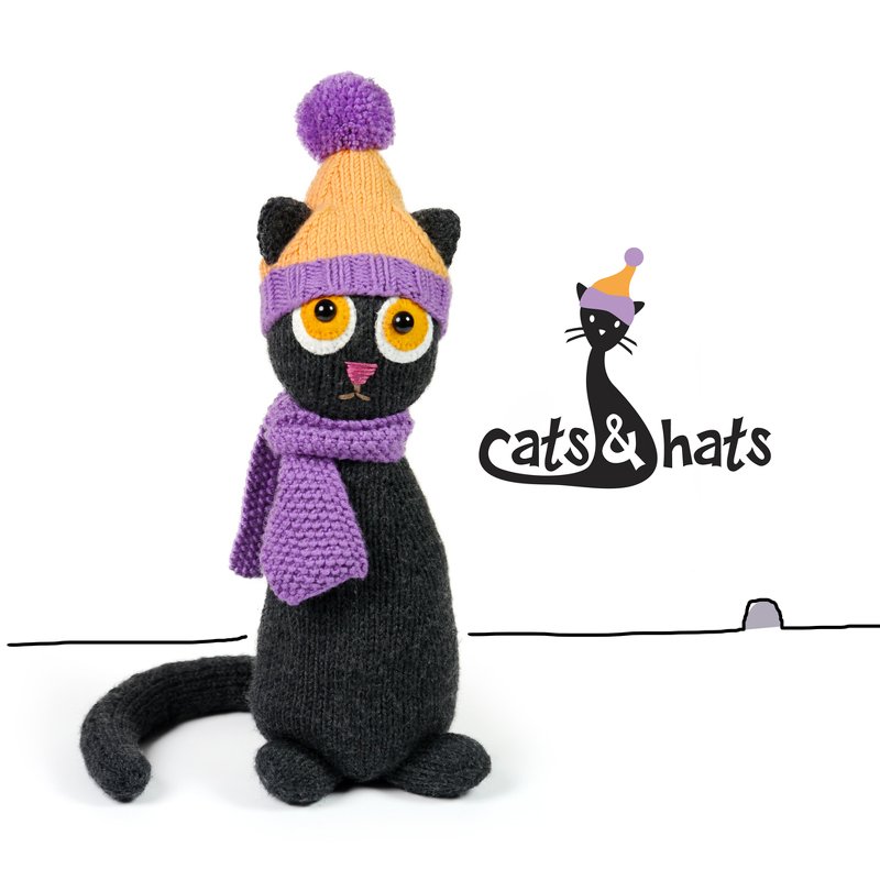 Free knitting pattern - Steffi the Cat