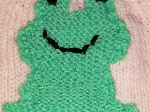 Strickanleitung Vorlage Frosch