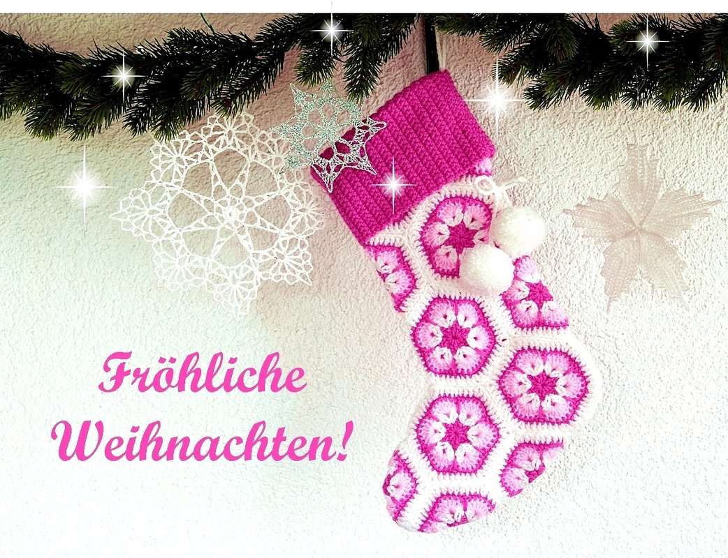 Häkelanleitung Nikolausstiefel - Bild 2