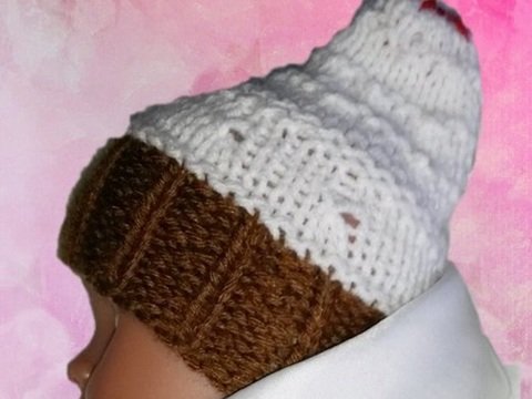 Strickanleitung Babymütze Muffin