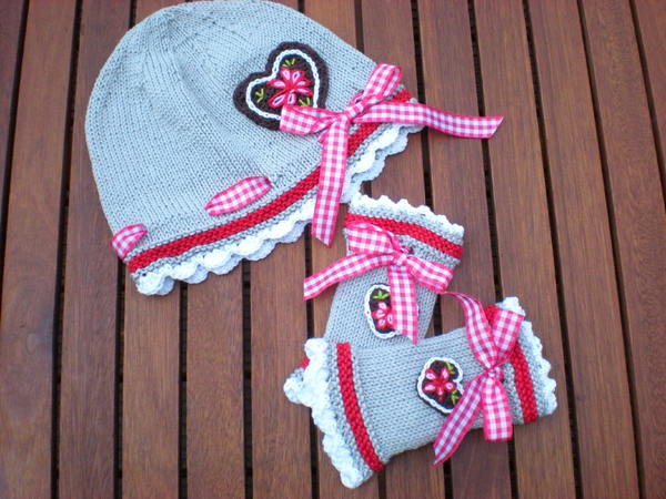 Mütze mit Stulpen