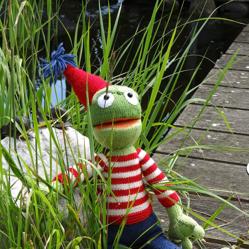 Poldi der Frosch Strickanleitung - Bild 3