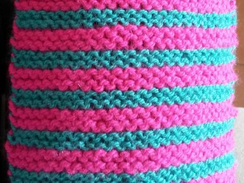 Kostenlose Strickanleitung Granny gestreift