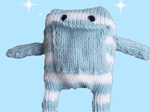 Strickanleitung  Puppe, Kinderspielzeug