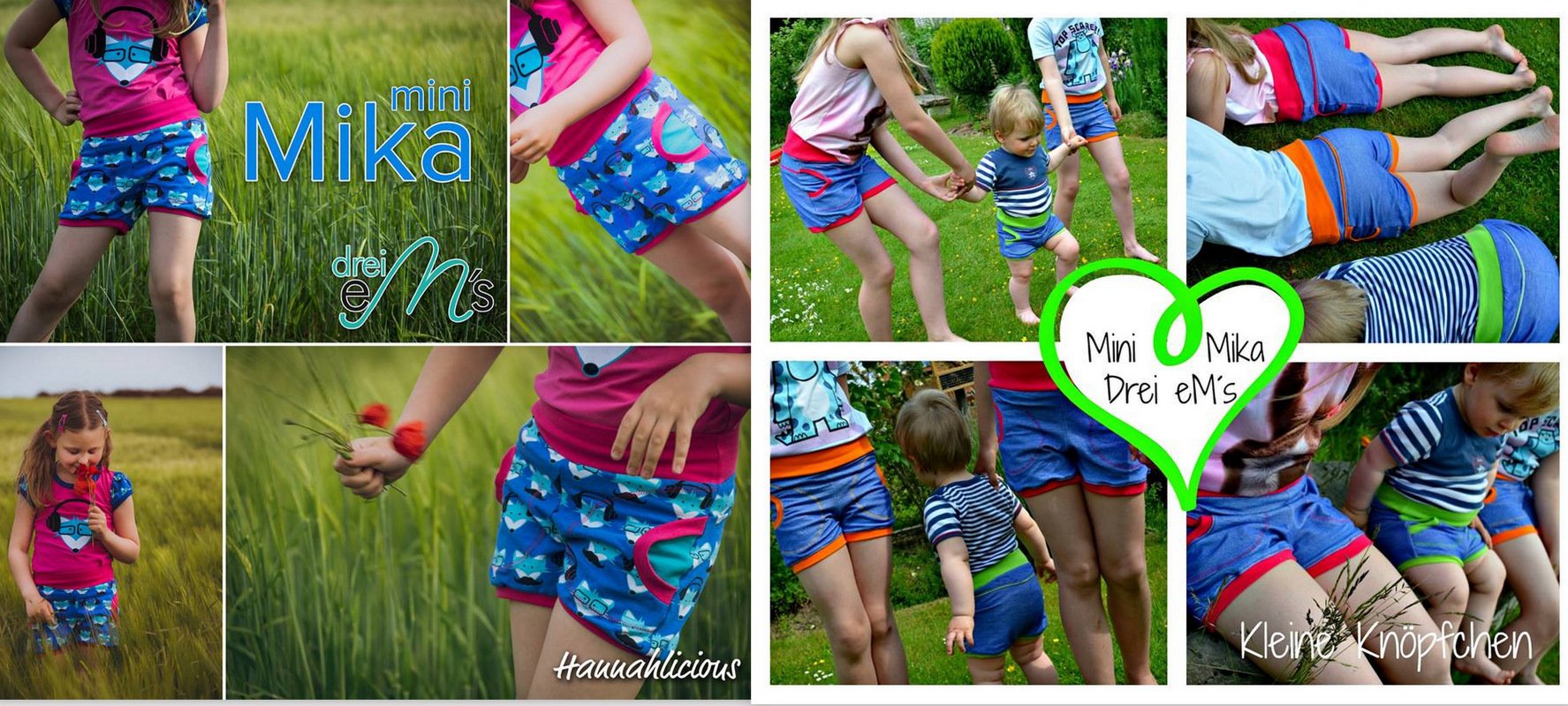 E-Book kurze Hose Mika Gr.86/92 - 134/140 - Bild 4