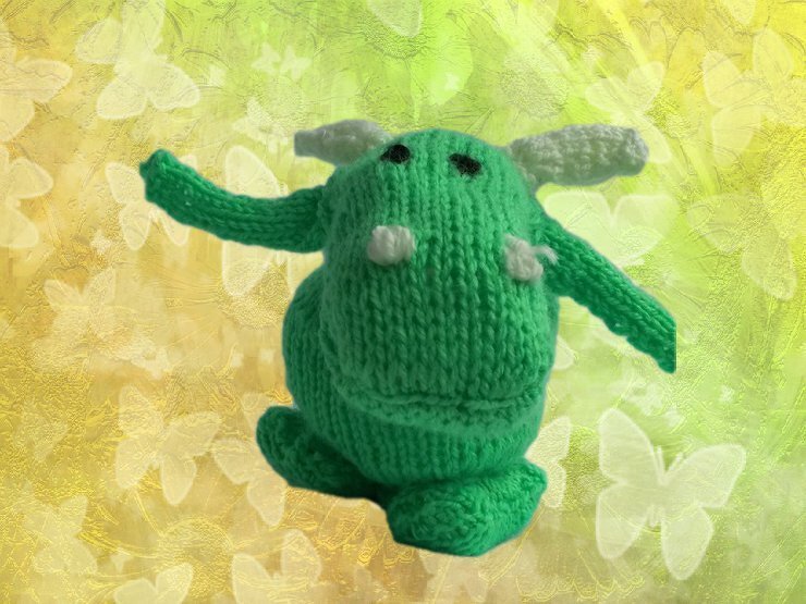 Strickanleitung Drache- auch für Anfänger ganz leicht umzusetzen