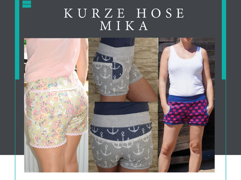 E-Book kurze Hose Mika Gr.XS - Xl