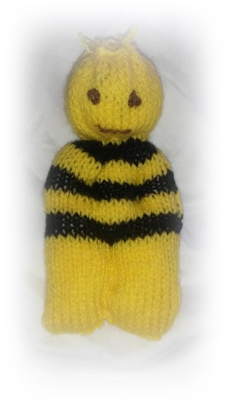 Strickanleitung Biene- auch für Anfänger - Bild 2