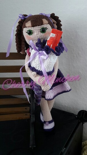 *Komplettanleitung* Schulmädchen Fynia Locken- Kopf