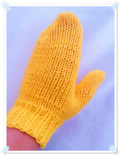 Strickanleitung Kinderhandschuh- auch für Anfänger