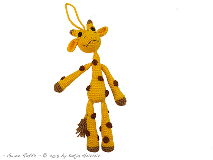  Häkelanleitung Anhänger Giraffe Amigurumi Baumler