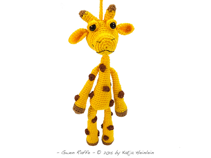  Häkelanleitung Anhänger Giraffe Amigurumi Baumler