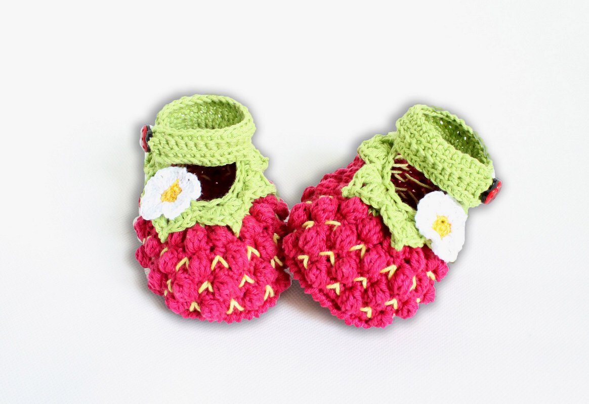 Babyschuhe/Ballerinas "Süße Beeren", 0-12 M.