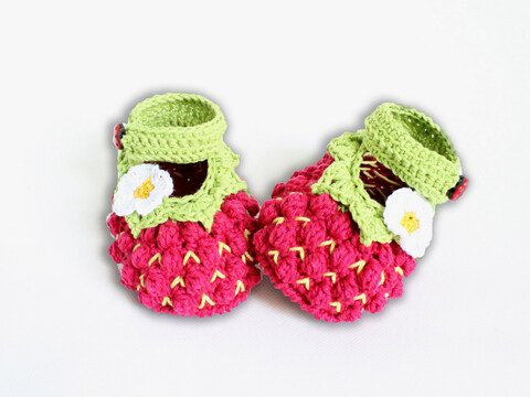 Babyschuhe/Ballerinas "Süße Beeren", 0-12 M.