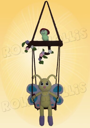 Häkelanleitung Schmetterling Bibsi