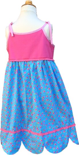 Schnittmuster und Nähanleitung Kleid "Sarah" Gr. 110-140 (Doppelgrößen)