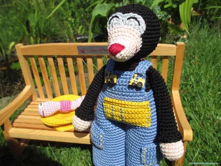 Häkelanleitung Horst Maulwurf & Rüdiger Regenwurm